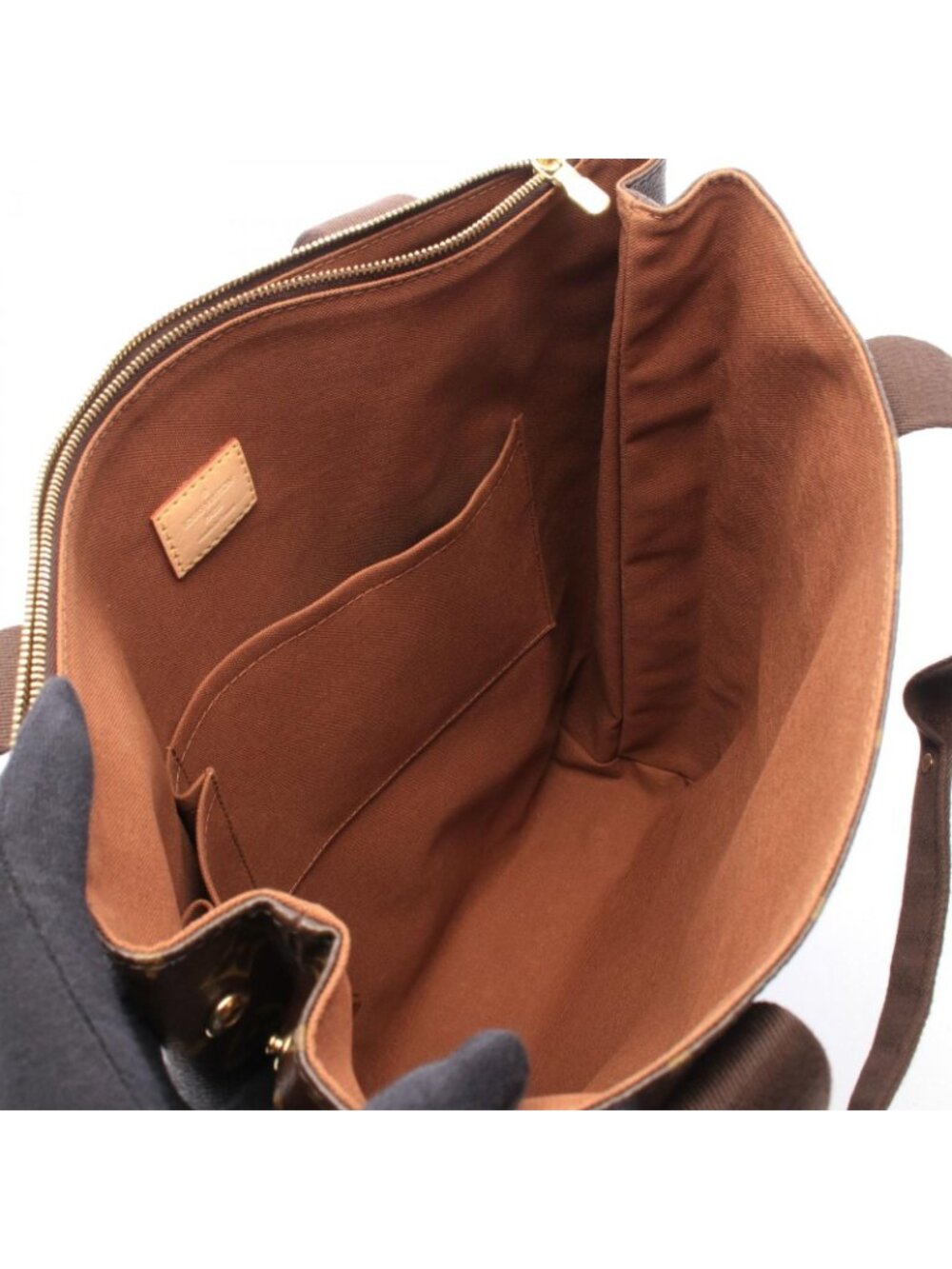 Louis Vuitton Tote Cabas Beaubourg Leather - Picture 3 of 10